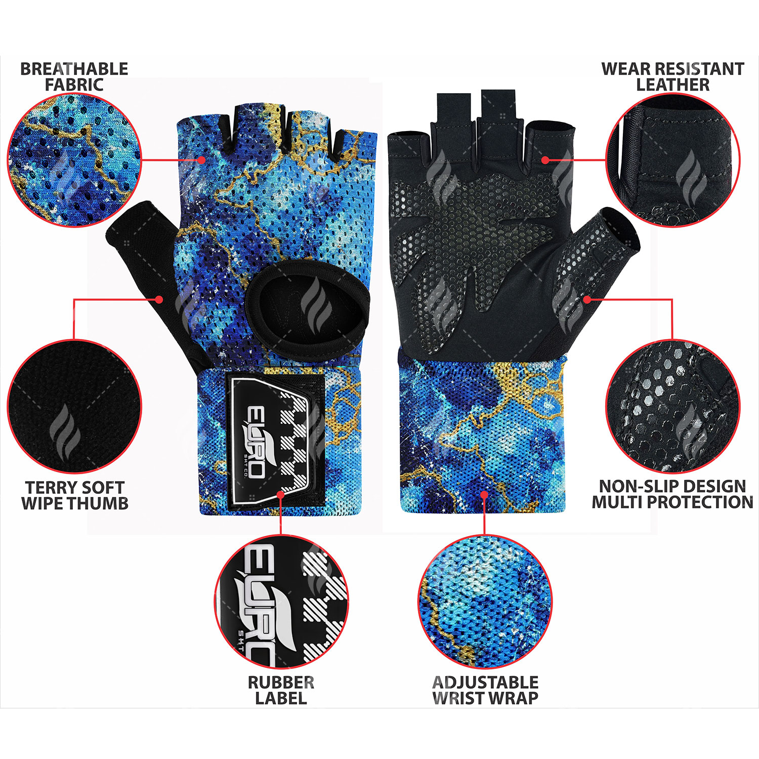 Workout Gloves Training Exercise Ventilated-Gym Gloves for Men Women Weight Lifting Wholesale Fitness Full Finger Low MOQ - Image 6
