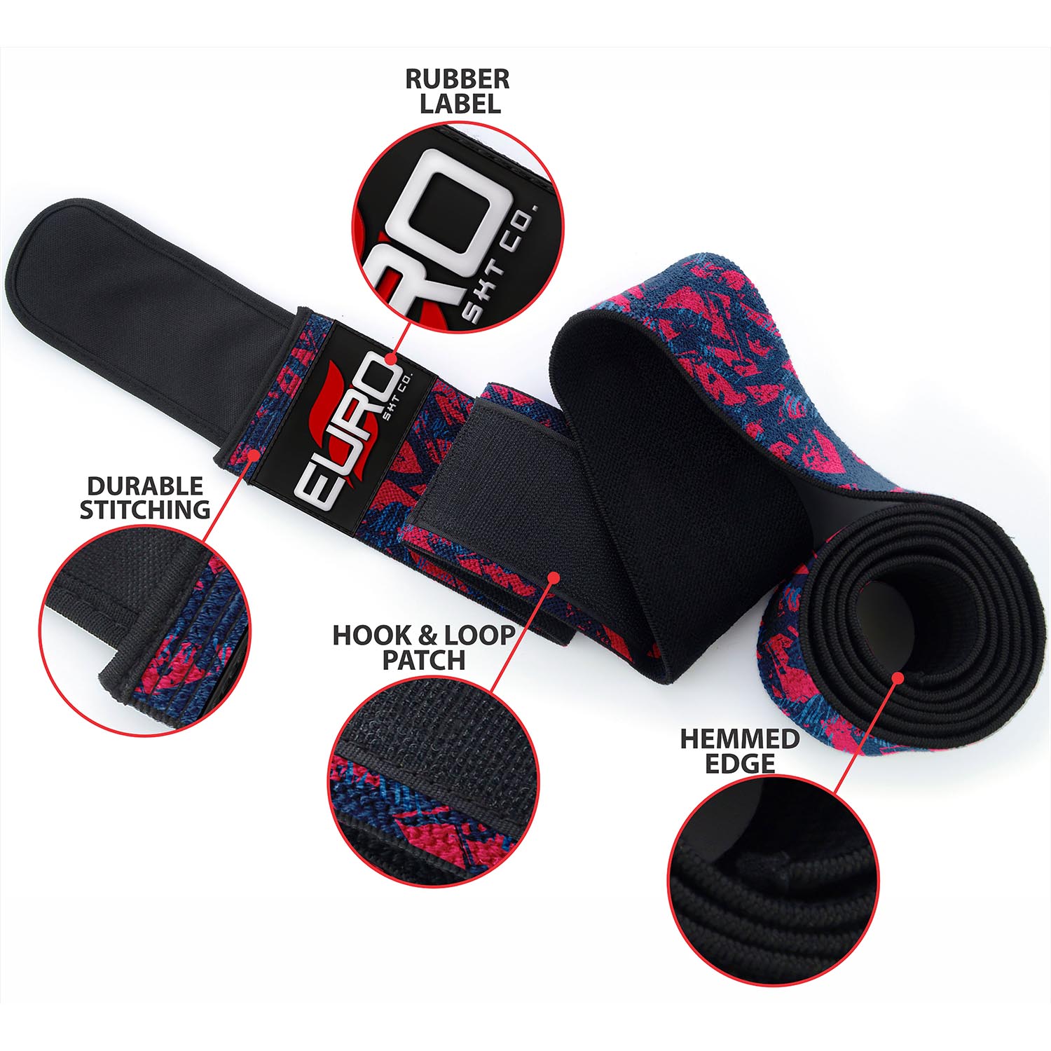 Knee Wraps for Functional Fitness with Adjustable Support - Image 6