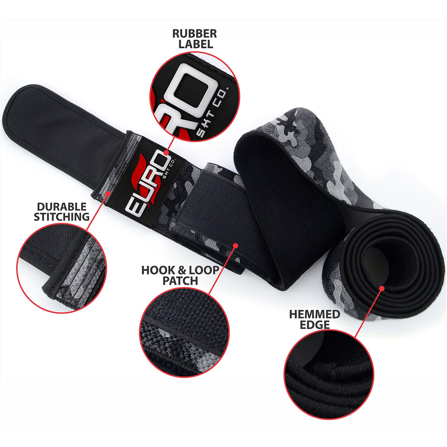 Knee Stability Wraps Adjustable Support for Strength Training - Image 6