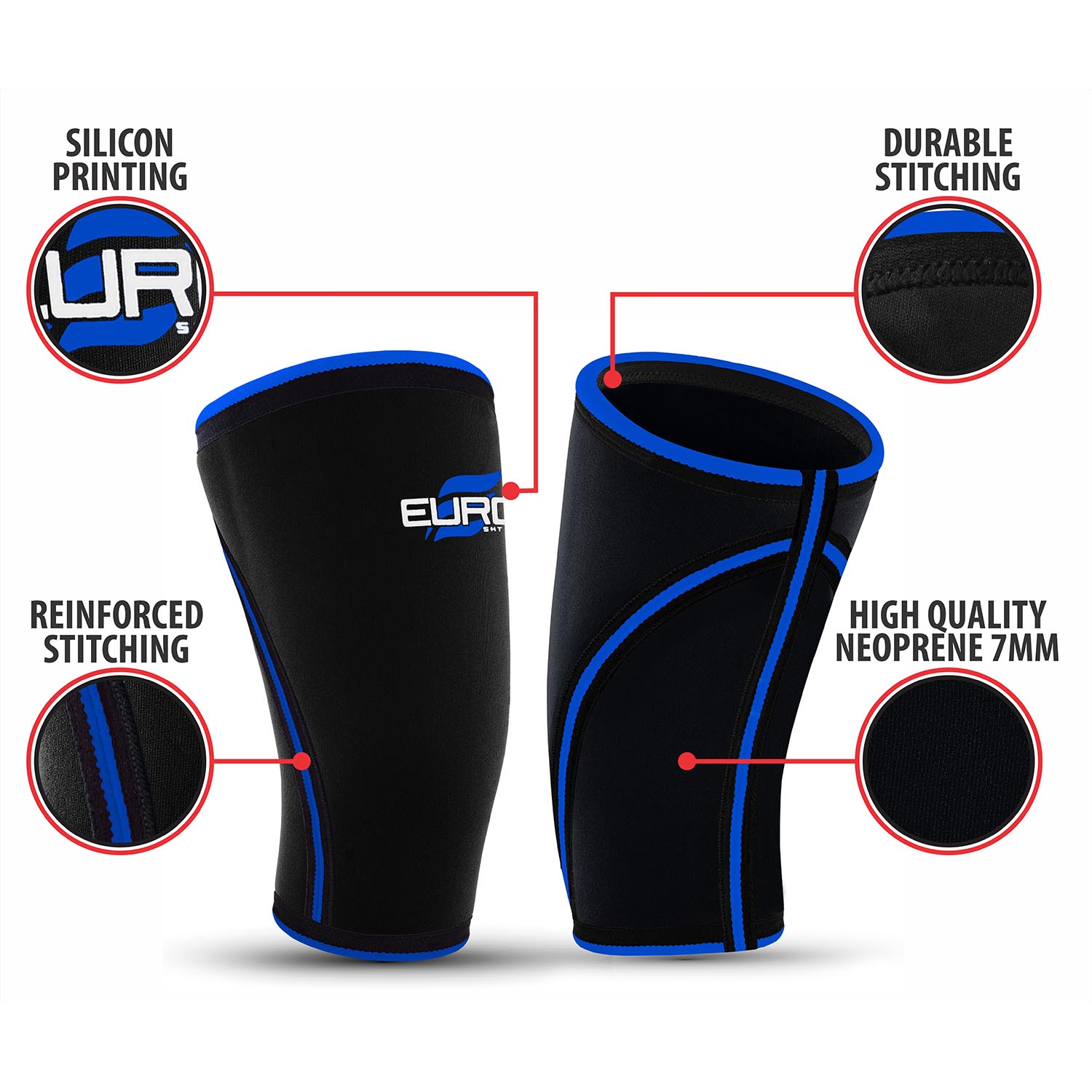 Hot Sale Knee Compression Sleeve Knee Brace Sport Knee Pad for Arthritis - Image 6