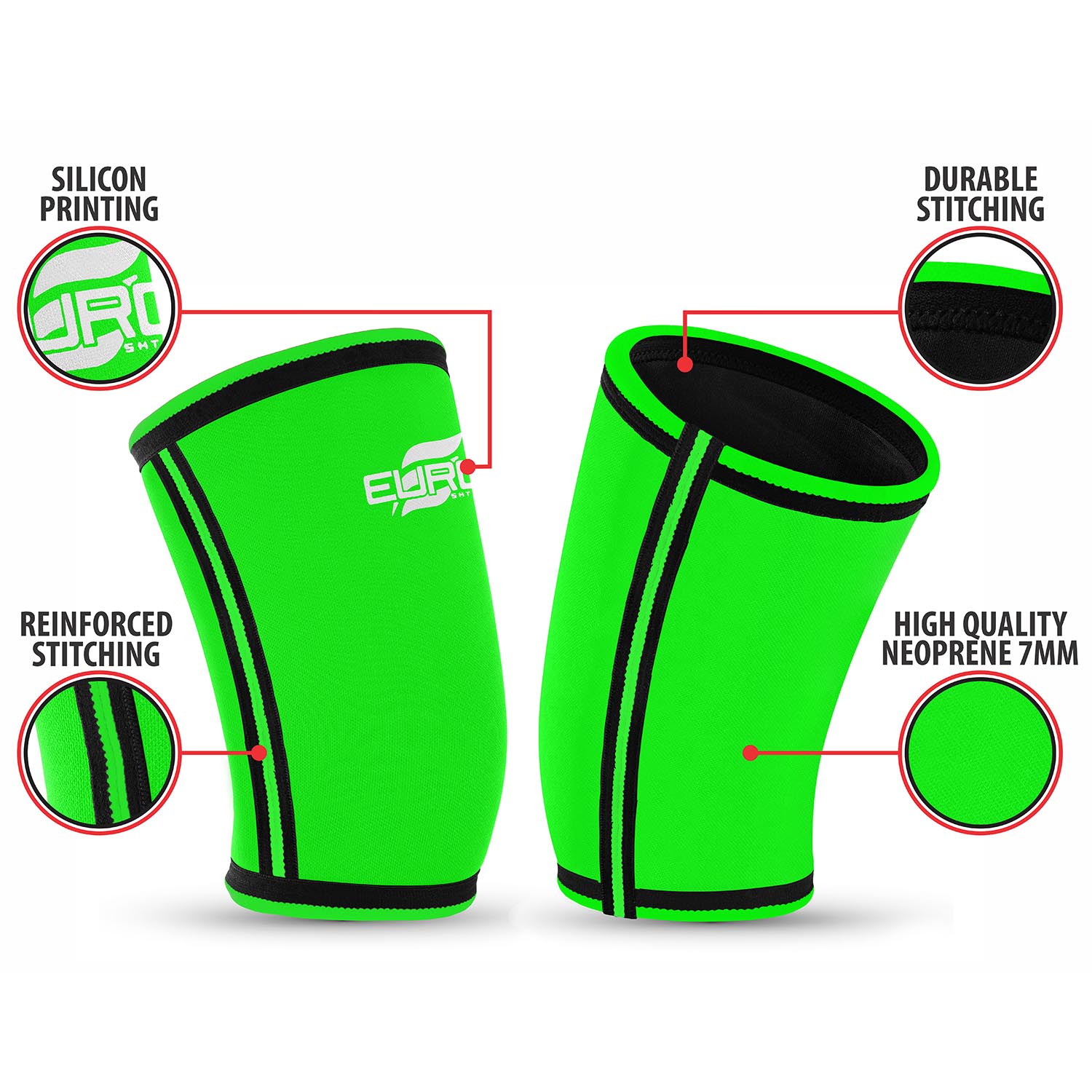 Powerlifting Elbow Straps Support Weight Lifting Sleeves Elbow Wraps For Fitness, Cross Training & Gym - Image 6