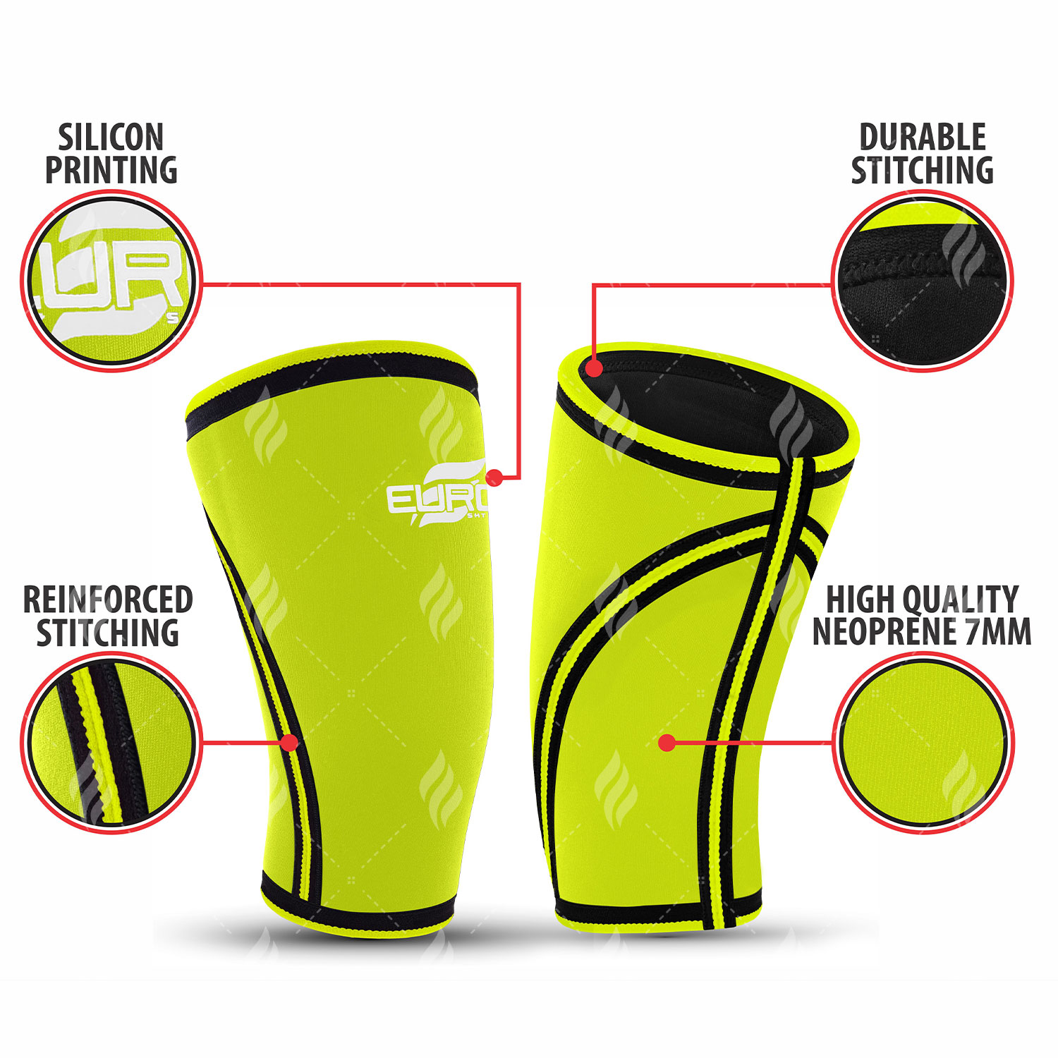 Wholesale Seamless Knitted Knee Compression Sleeve, High Elastic Joint Support Sport Knee Brace for Running - Image 6