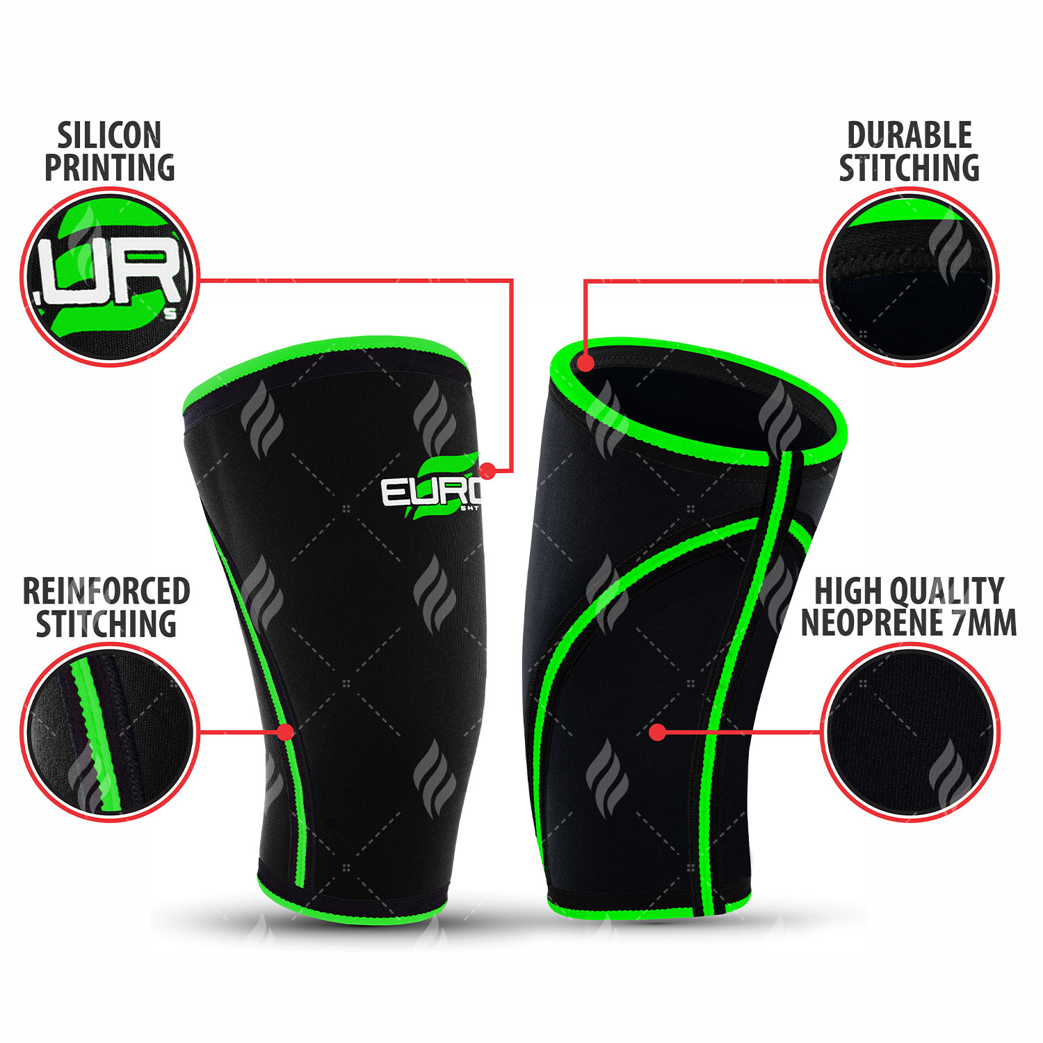 Custom 3D Knit Sports Basketball Anti slip Elastic Compression Knee Brace Sleeves for Men Women - Image 6