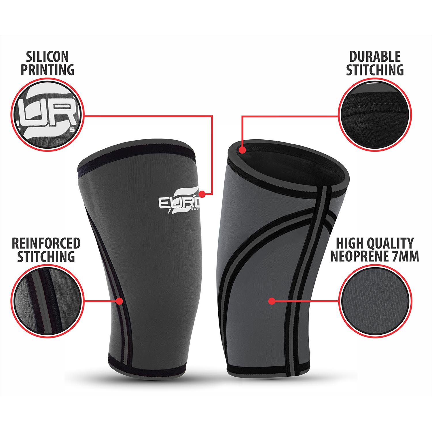 Hinged Knee Brace with Side Stabilizers - Adjustable Neoprene Compression Knee Pads Support for Sporting Protection - Image 6