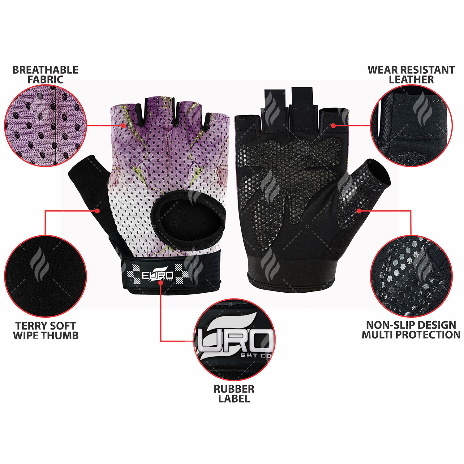 Men Women's Half-Finger Anti-Slip Silicone Nylon Gloves for Gym Outdoor Cycling Home Exercise Riding Sports Shock-Absorbing - Image 6