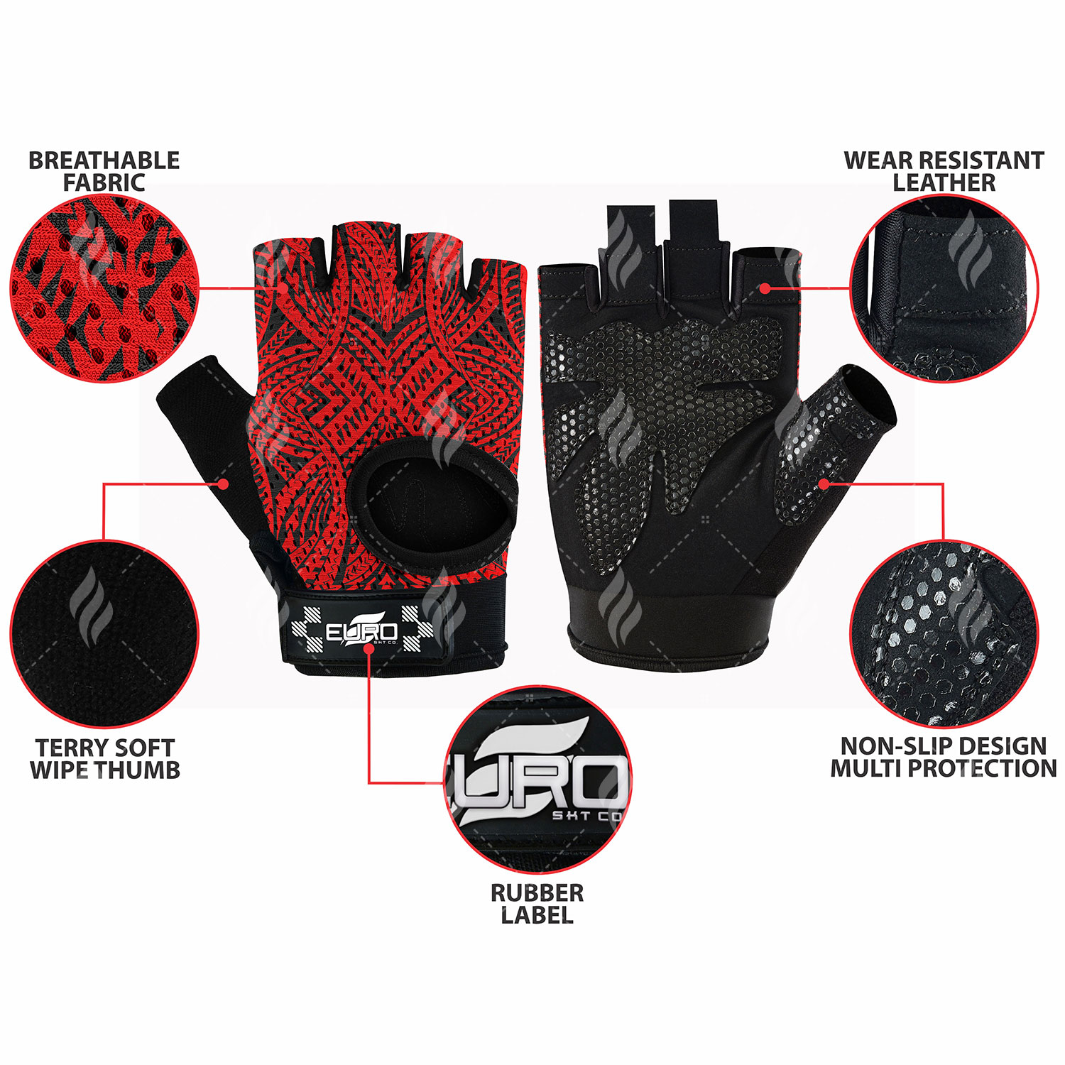 Custom Gym Sport Work Half Finger Recovery Compression Gloves Breathable Copper Hand Arthritis Gloves - Image 6