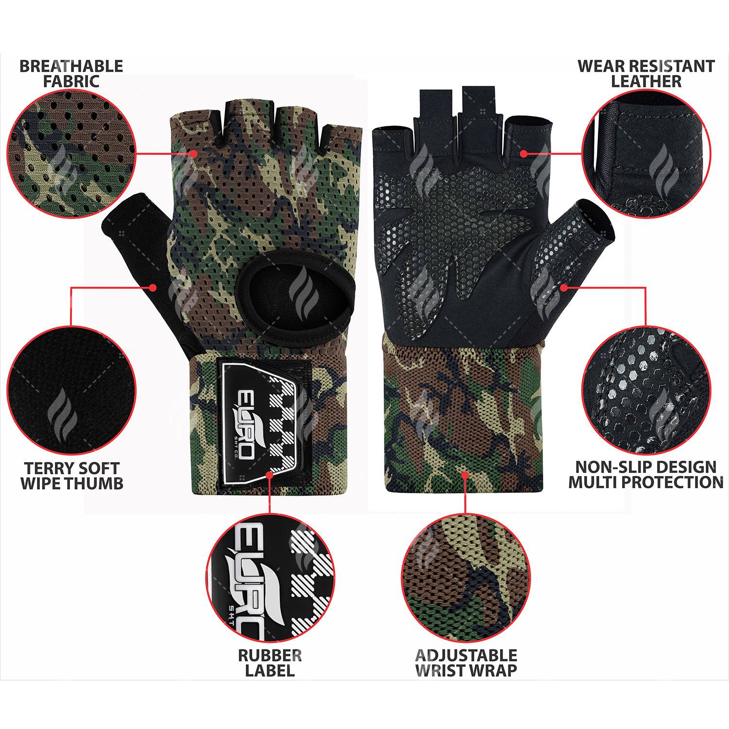 Hot Selling Workoutgym Gloves Weight Lifting Professional Compression Fitness Sport Gloves Gym - Image 6