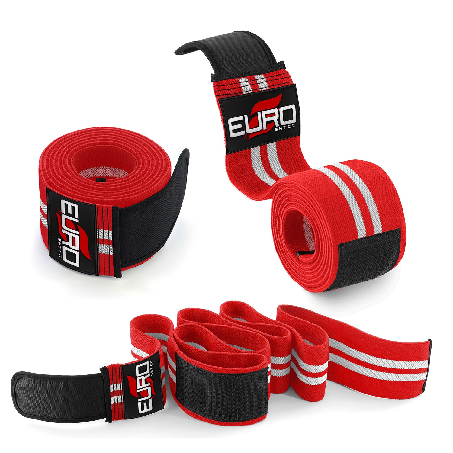 Branded Knee Wraps with Custom Logo for Fitness Companies