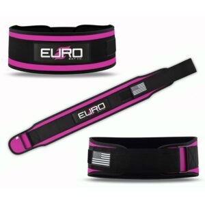 Weight Belt for Lifting with Breathable Mesh Custom Support