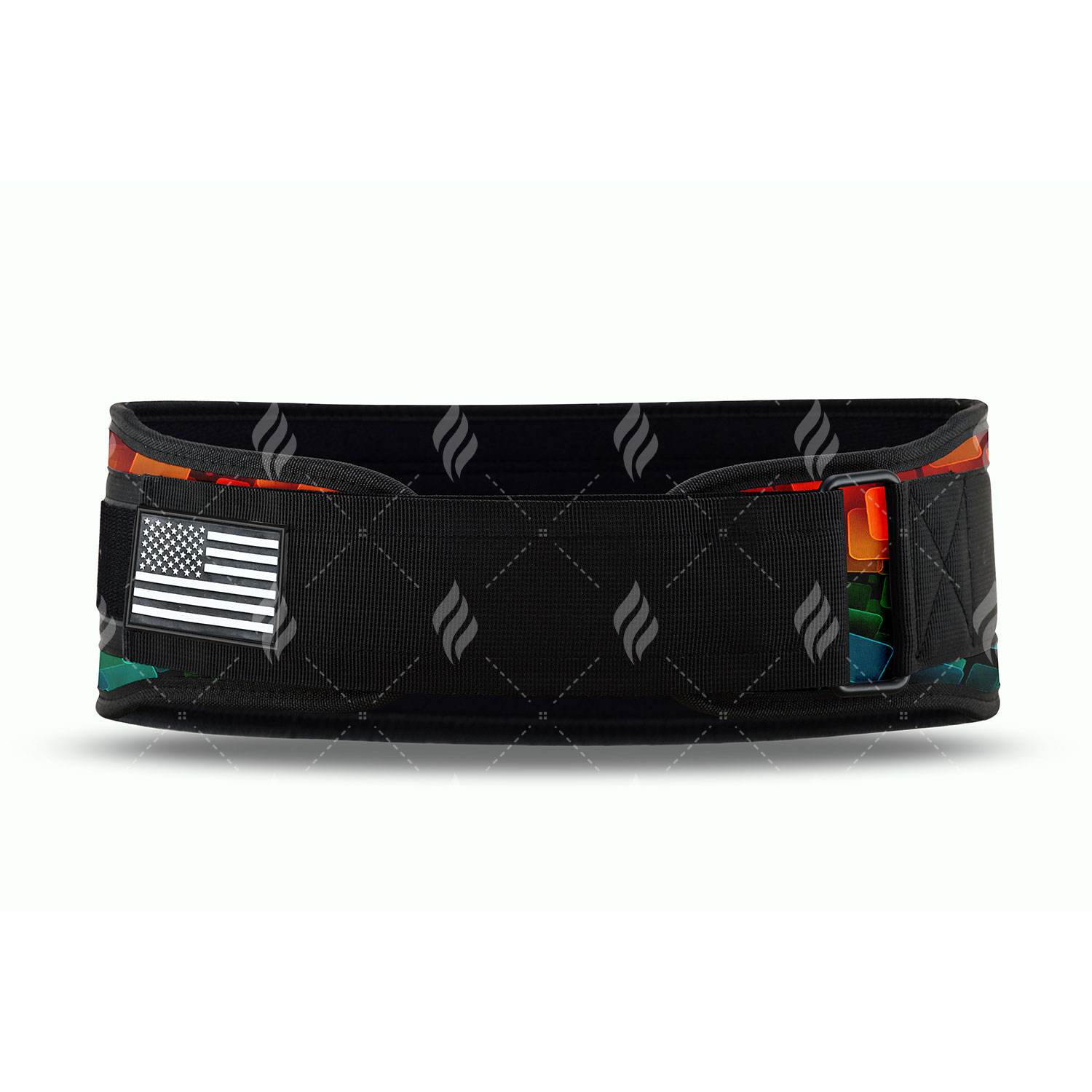 Wholesale Double Prong Cowhide Breathable Weightlifting Belt for Men and Women Customizable Fitness Belts - Image 3