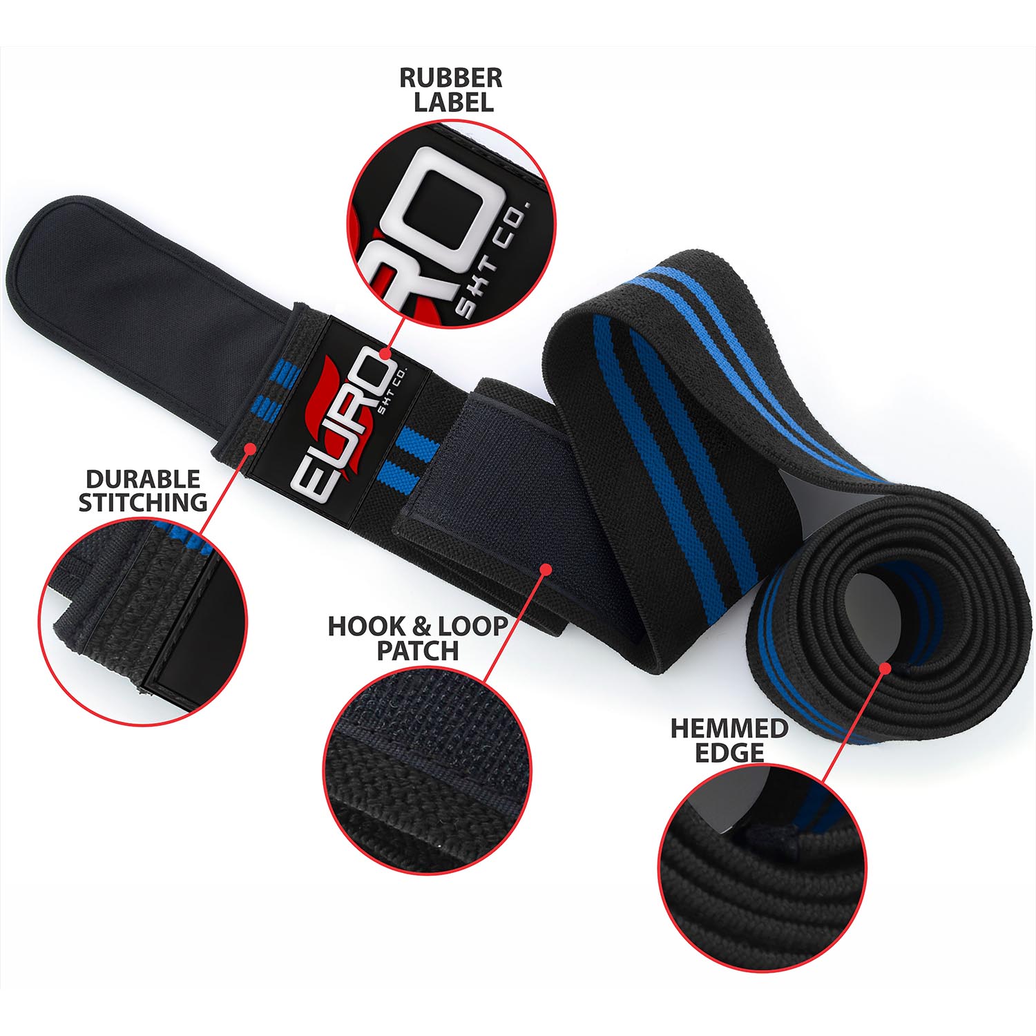 Custom Knee Wraps with Logo for Professional Gym Brands - Image 6