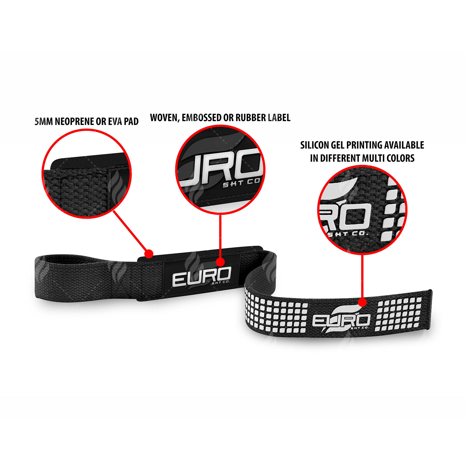 Cotton Hard Pull Wrist Lifting Straps Grips Band-Deadlift Straps Camo Lifting Straps with Neoprene Cushioned Wrist Padded - Image 6