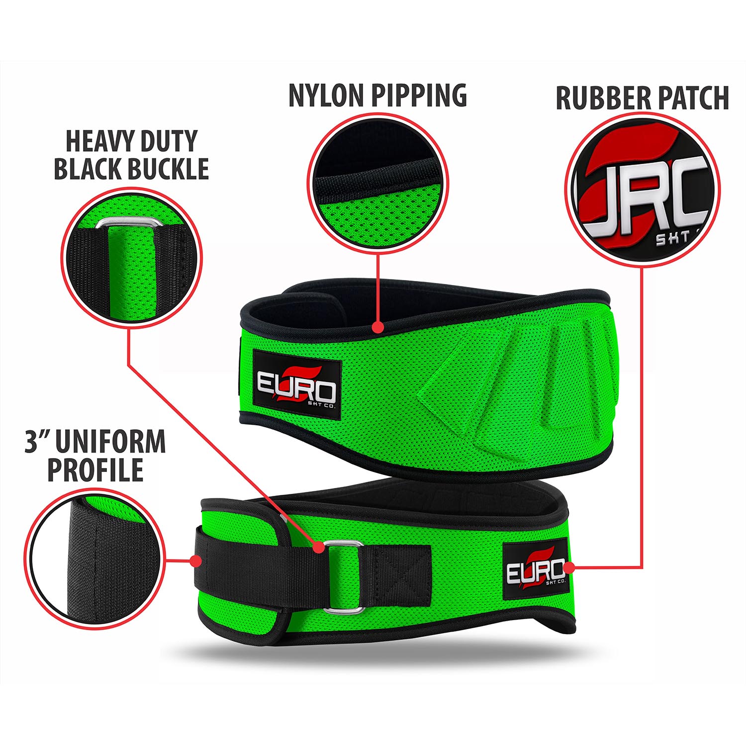 Soft Neoprene Gym Belt with Padded Support for Daily Training - Image 6