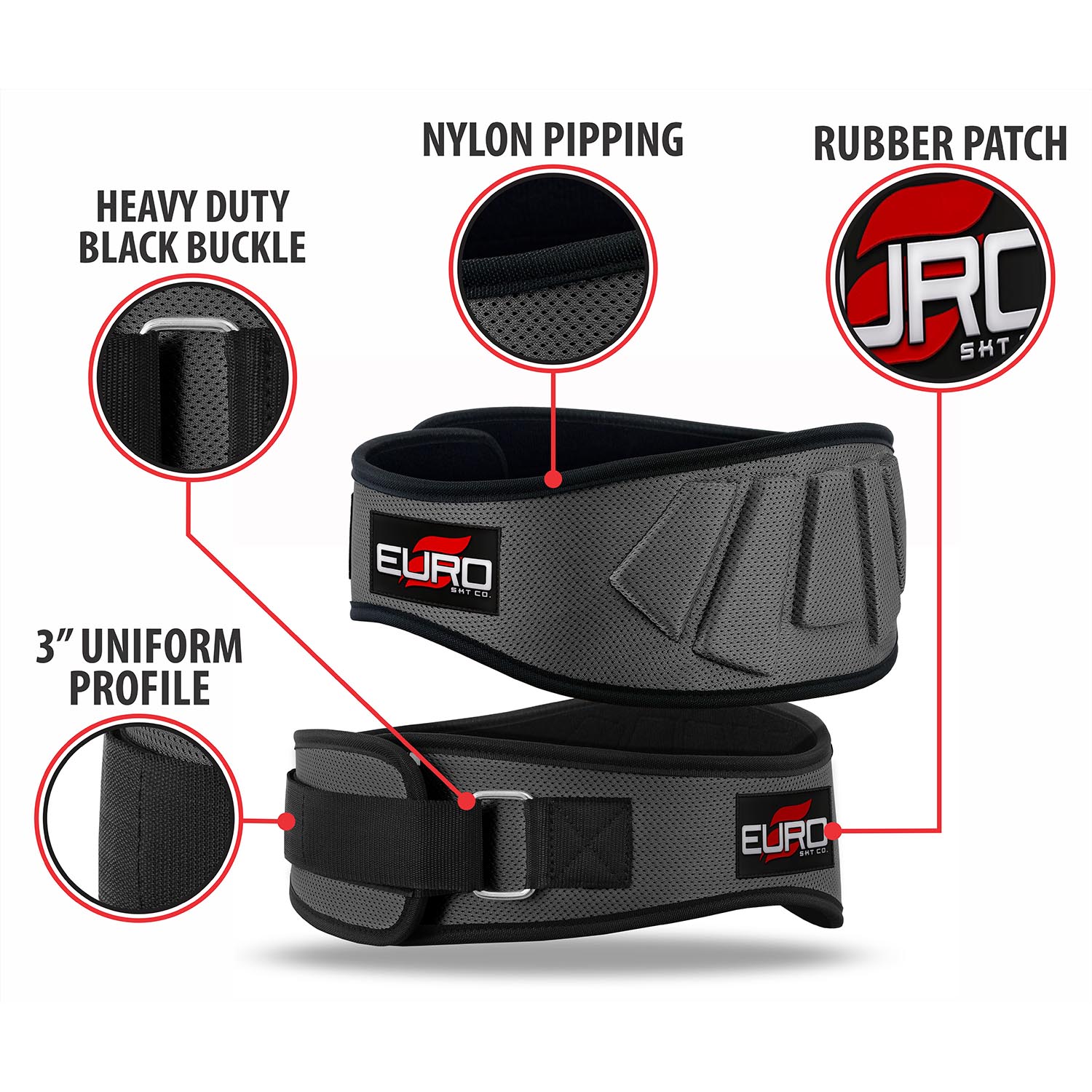 EVA Padded Belt with Breathable Design for Heavy Gym Training - Image 6