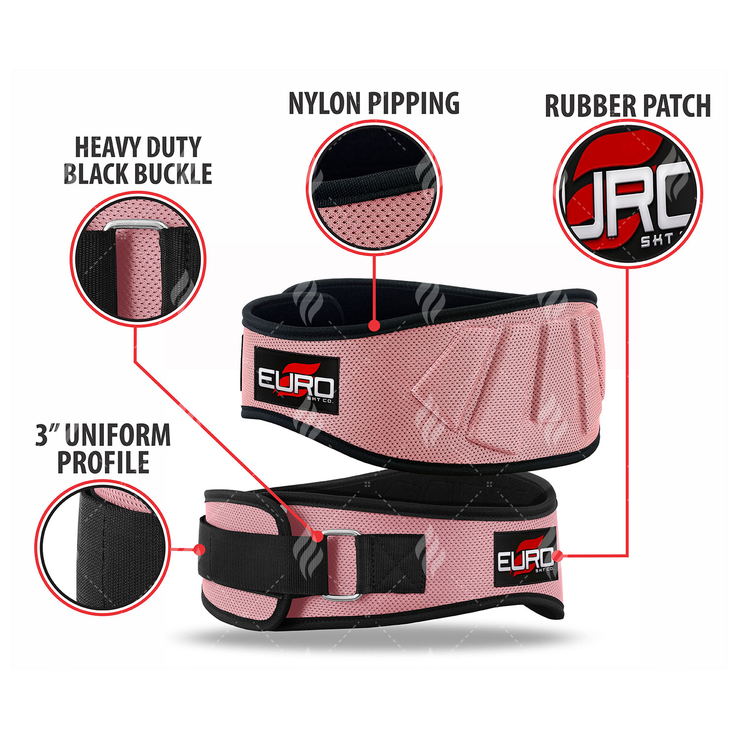 Powerlifting EVA Cross Training Belt Weightlifting Belts with Feature Buckle for Fitness Use - Image 6