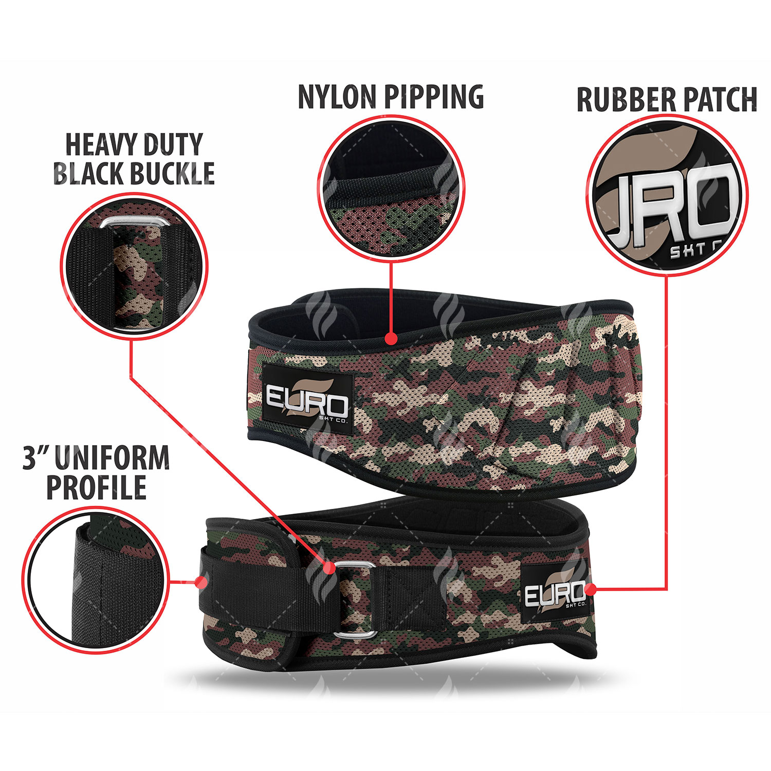 Wholesale New Arrival EVA Safety Waist Support Belt Easy-adjust Hook Loop Lightweight Portable Vibration Dampening Training - Image 6