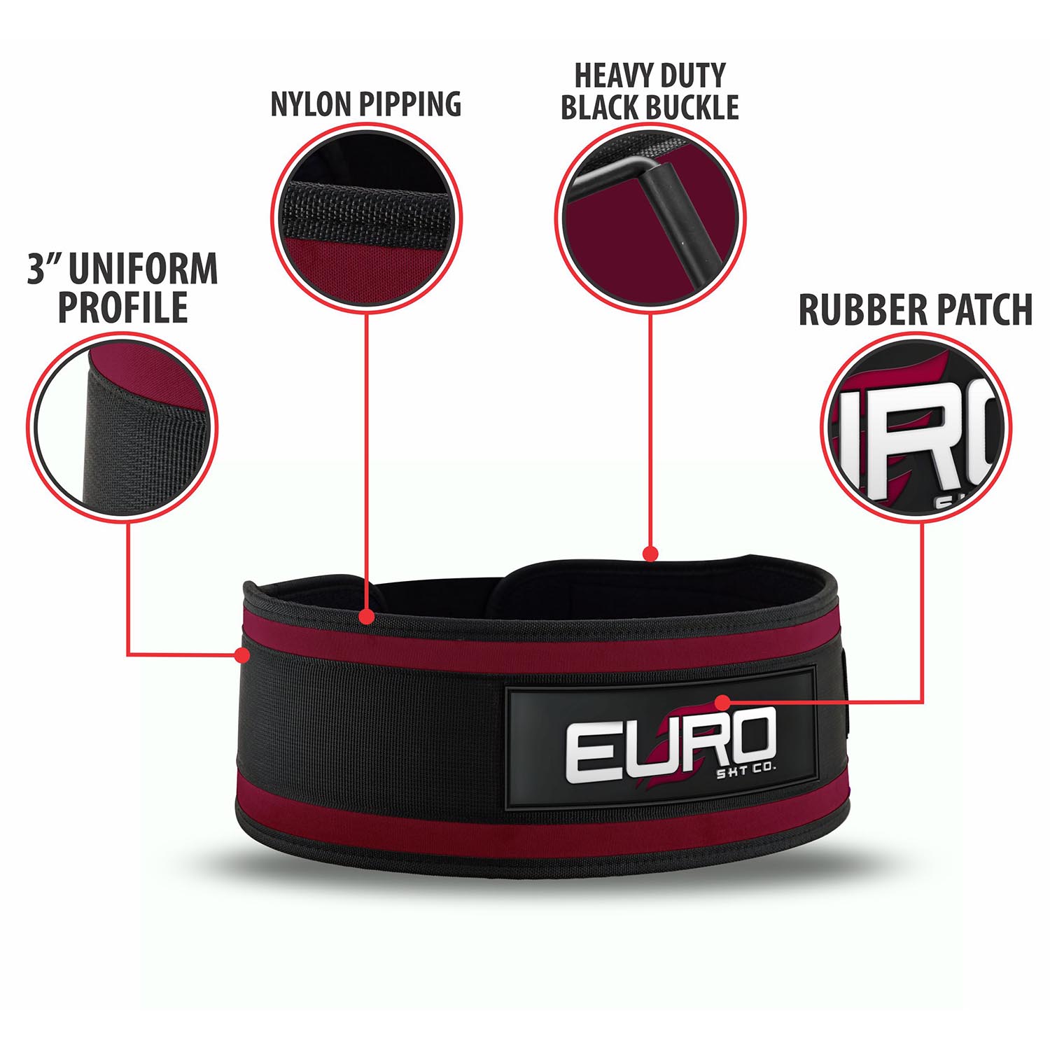 Lower Back Support Belt with Neoprene Padding for Heavy Training - Image 6