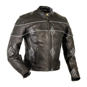 High End Fashion Black Leather Jacket