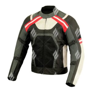 Sports Motorbike Genuine Leather Jacket for Bikers