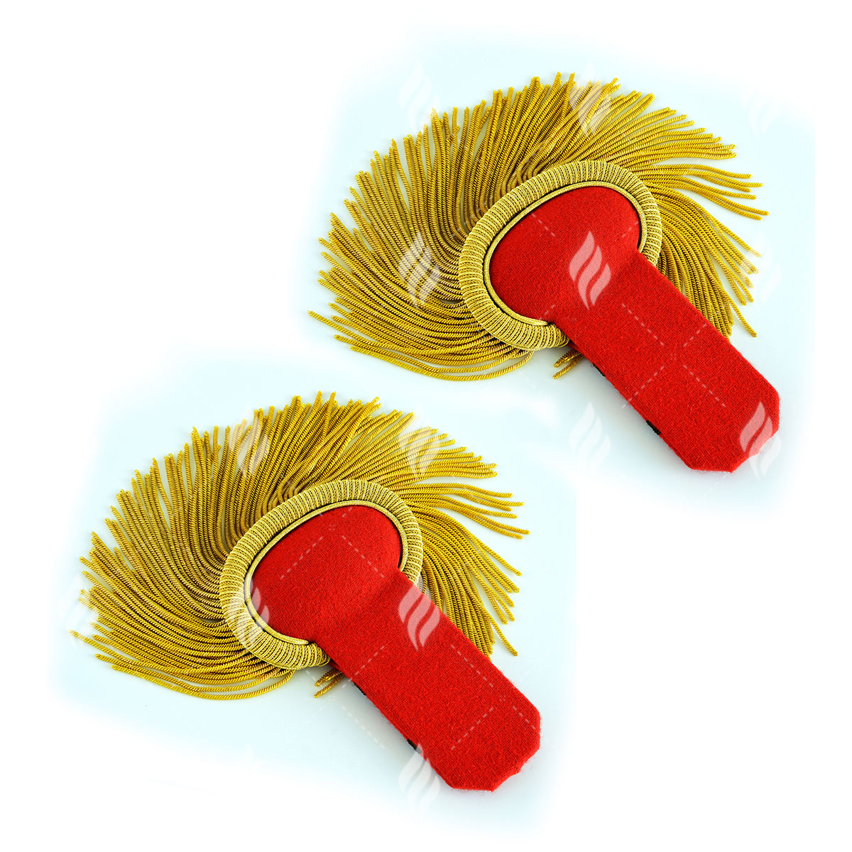 Red Gold Bullion Epaulettes Shoulders - Image 3