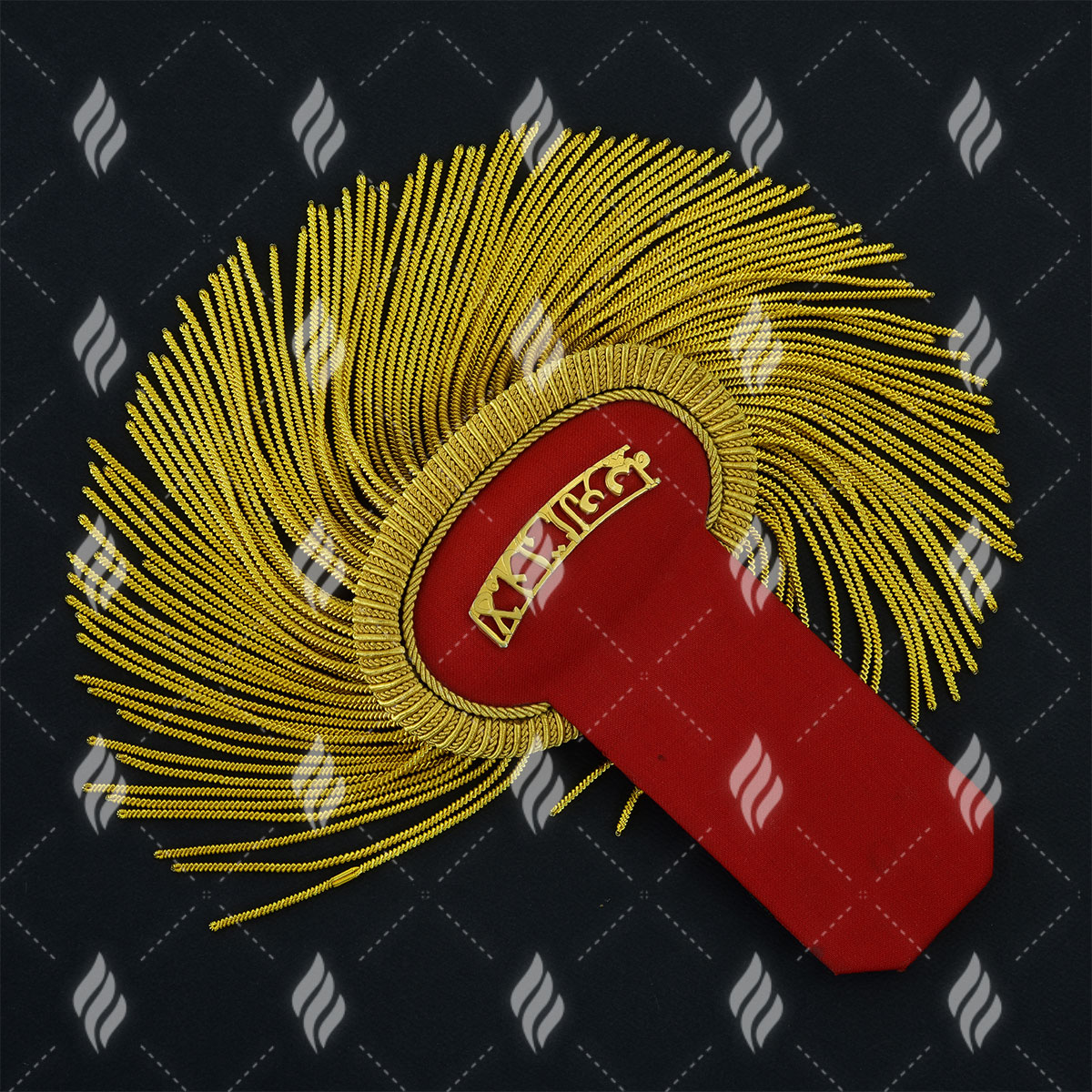 Red Gold Bullion Epaulettes Shoulders - Image 6