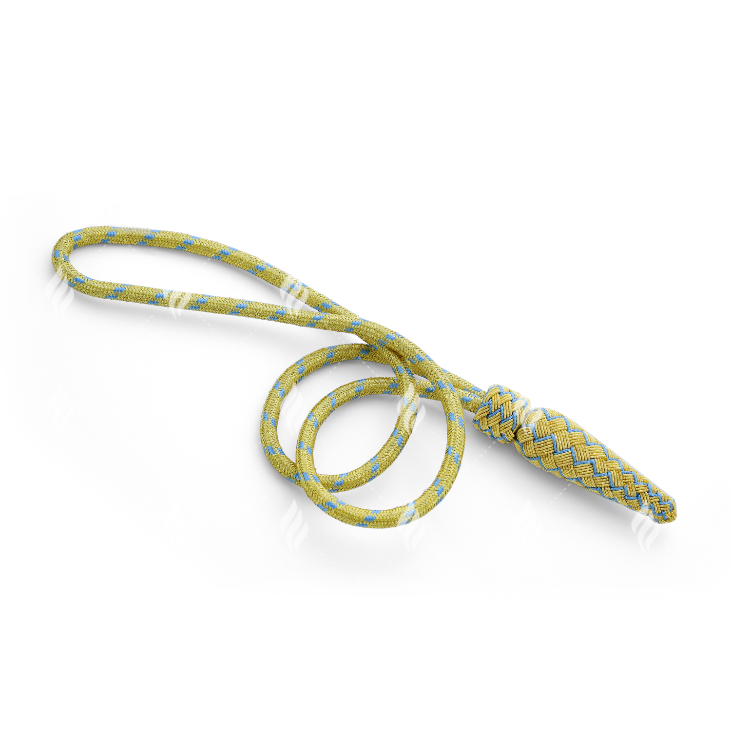 Golden Sword Knot with Blue Lines